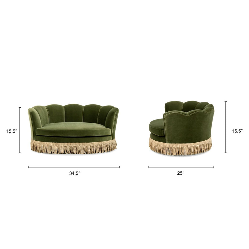 Clara - Scalloped Pet Sofa Bed