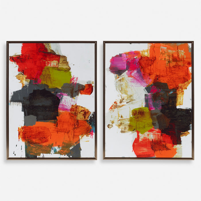 Tried And True - Framed Abstract Art (Set of 2)