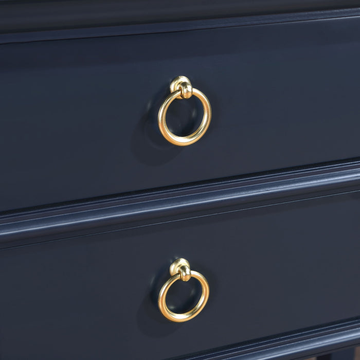 Carmona - 2 Drawer Tray Top Nightstand Pulls