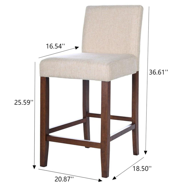 Dorian - Counter Chair (Set of 2) - Beige
