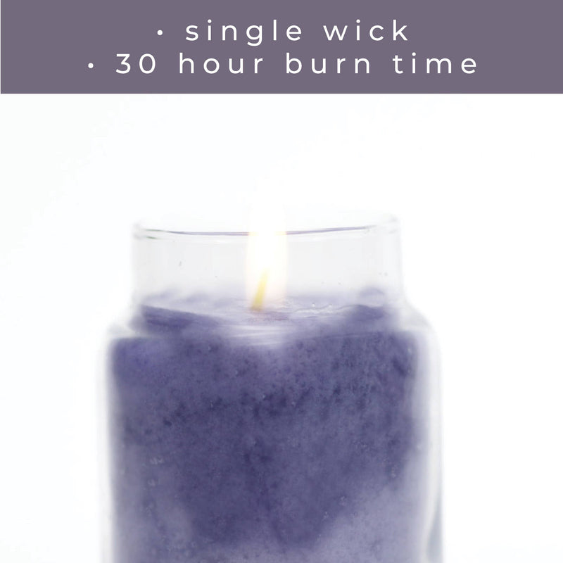 Lavender Vanilla – 6oz Relaxing Scented Jar Candle