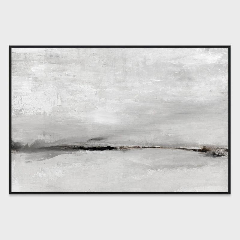 Hush - 60" x 40" Painting Art by Buddy Whitlock - Pearl Silver
