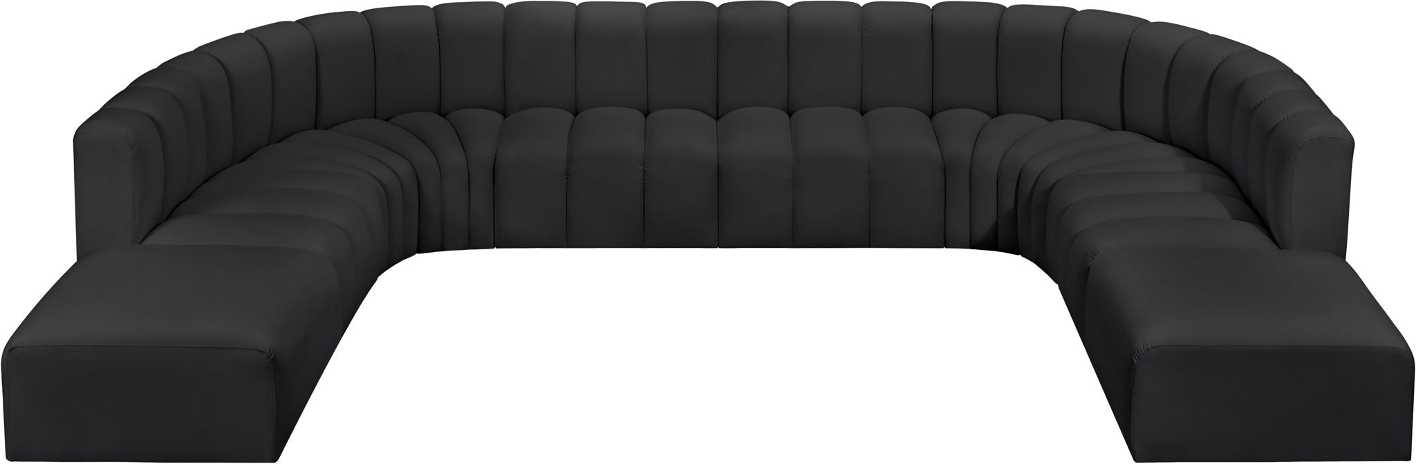 Arc - Faux Leather Modular Sectional