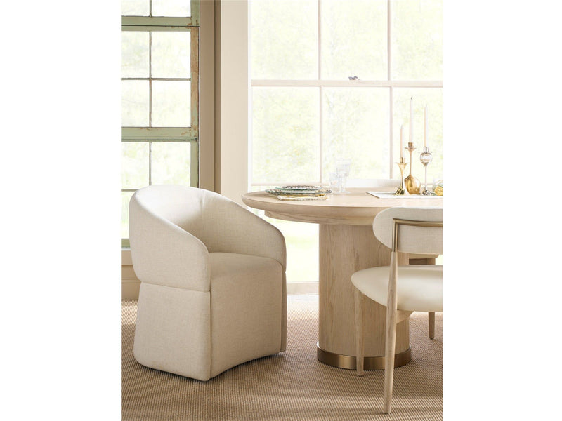 Velora - Upholstered Arm Chair - White