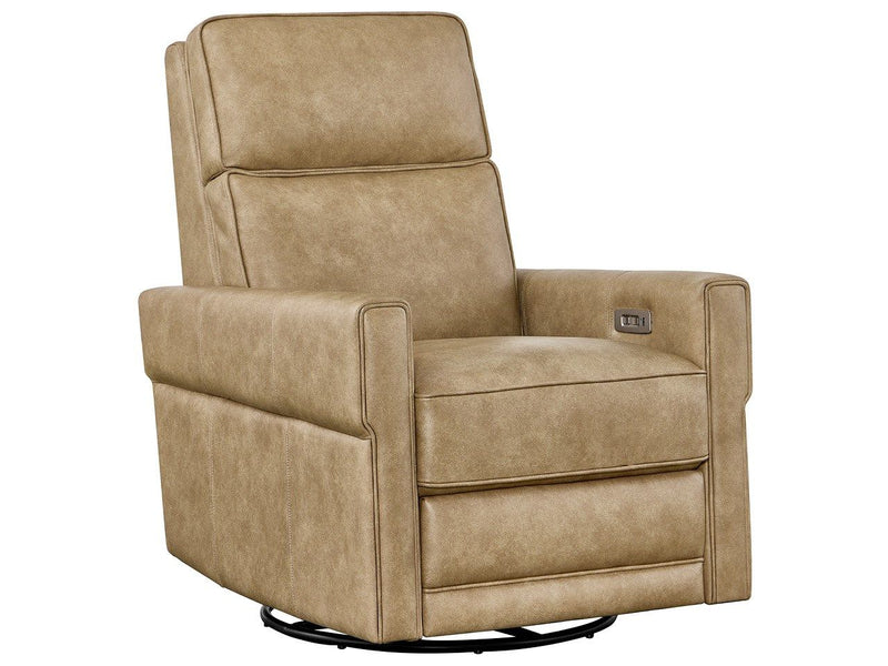 Jaxon - Swivel Glider Recliner - Luminance Caribou