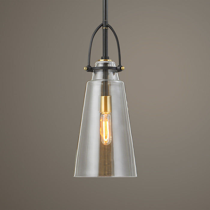 Saugus - Industrial 1 Light Pendant - White