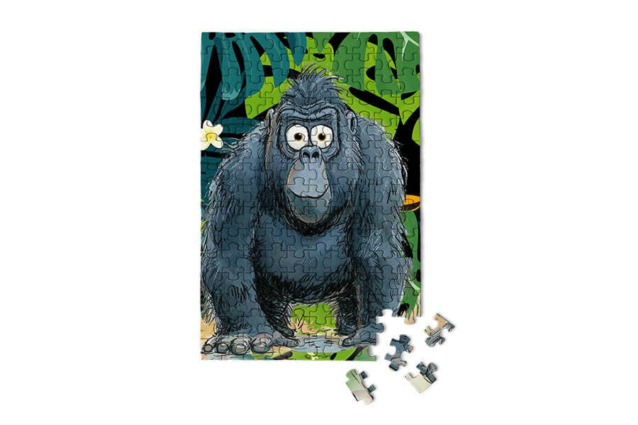 Gentle Giant - Zoo Ape Chimpanzee Monkey Souvenir Puzzle