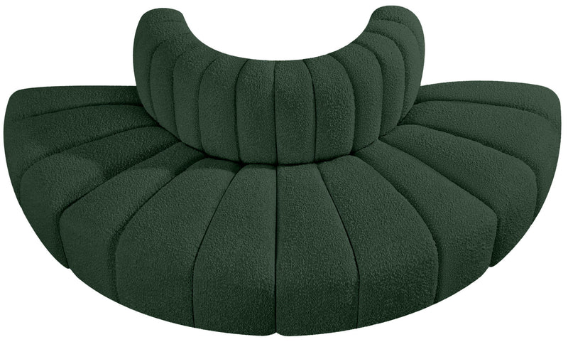 Arc - Boucle Fabric 4 Piece Modular Sofa