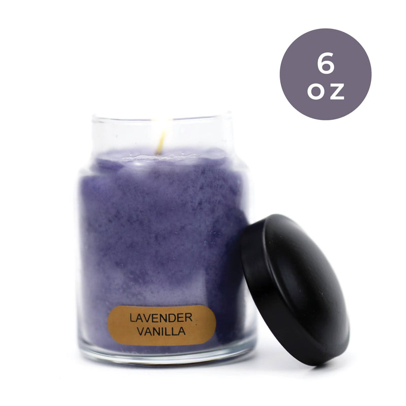 Lavender Vanilla – 6oz Relaxing Scented Jar Candle