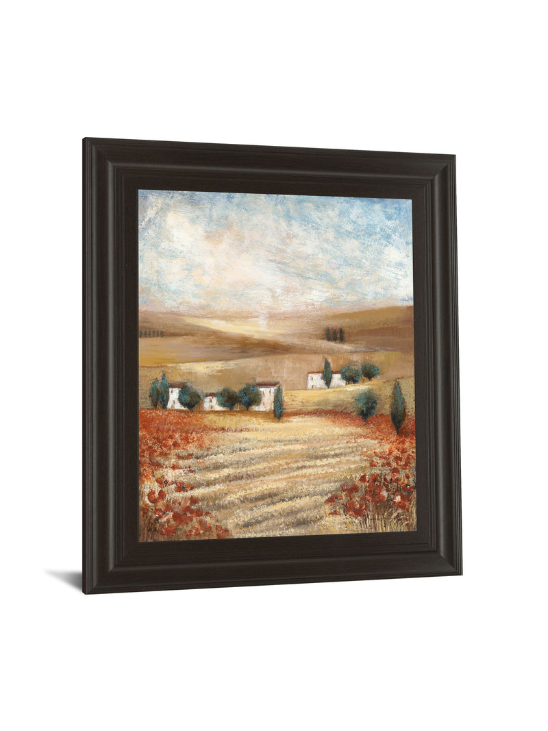 Hilltown Landscape I By Rosie Abrahams - Light Brown