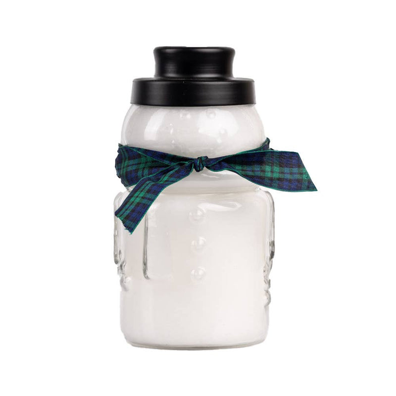 Candy Cane – 30oz Snowman Holiday Scented Candle Gift