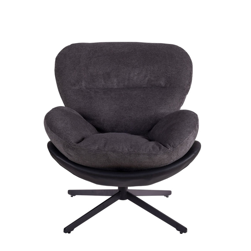 360° Swivel Office Chair, No Wheels