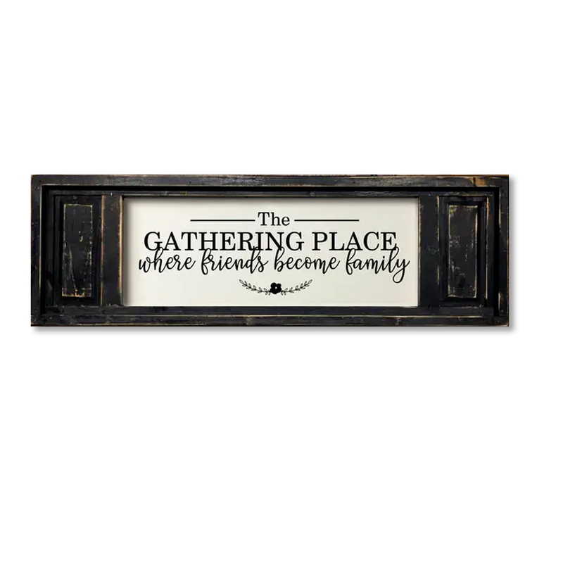 Small Double Panel Canvas The Gathering Place