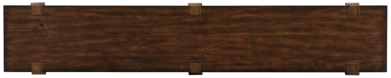 Commerce And Market - Skinny Console Table - Dark Brown