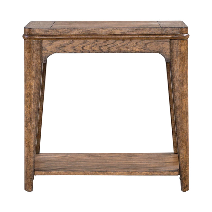 Ashford - Chair Side Table - Light Brown