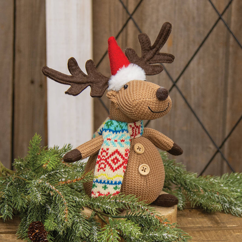 Reindeer with Nordic Scarf