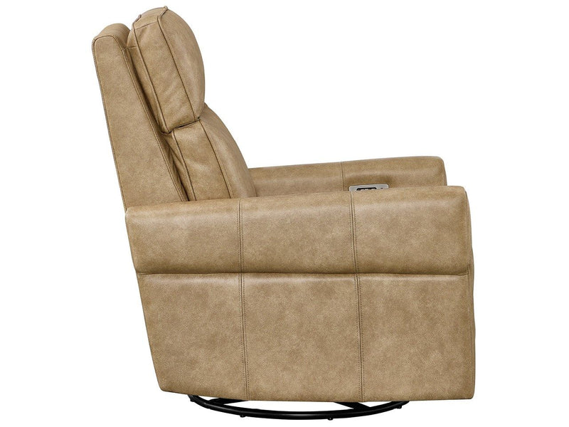 Jaxon - Swivel Glider Recliner - Luminance Caribou