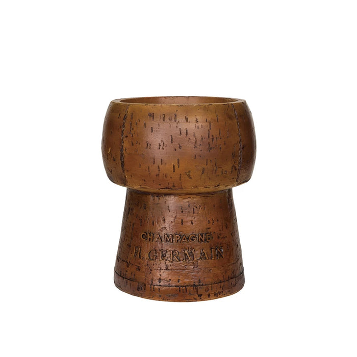 Resin Cork Shaped Ice Bucket