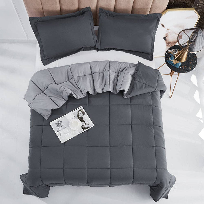 3 Piece All Season Lightweight Down Alternative Comforter Set