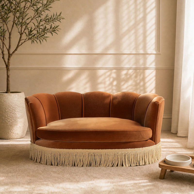Clara - Scalloped Pet Sofa Bed