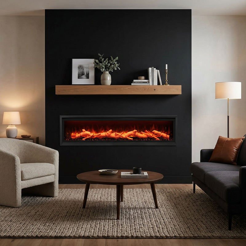 Electric Fireplace With Display