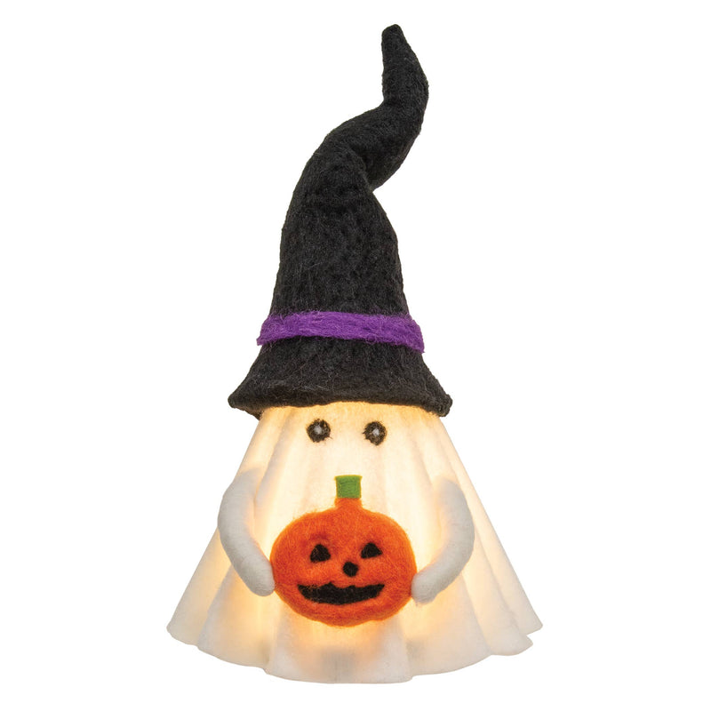 Felted Witch Ghost w/ LED Light