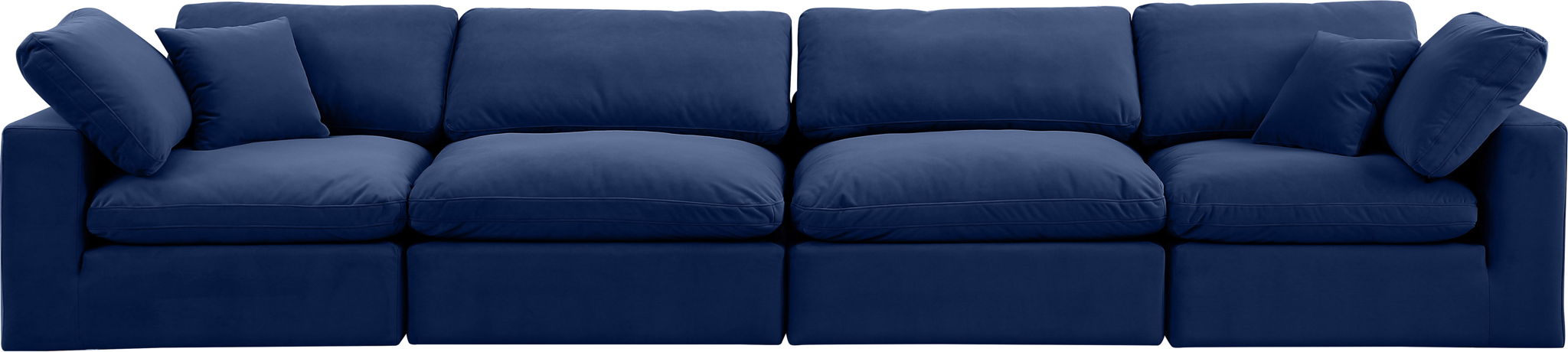 Comfy - Velvet Modular Sofa 4 Seats