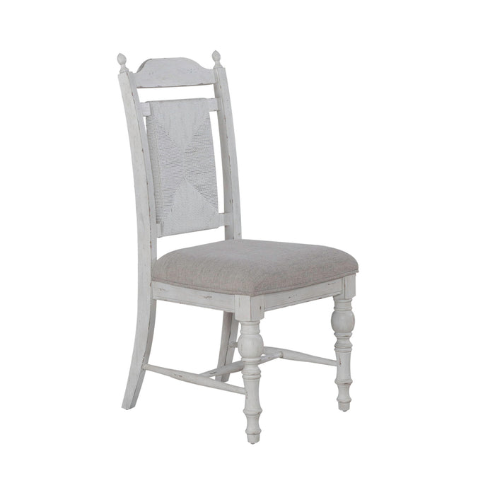 River Place - Panel Back Side Chair (RTA) - White