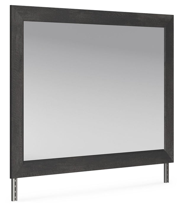 Nanforth - Graphite - Bedroom Mirror