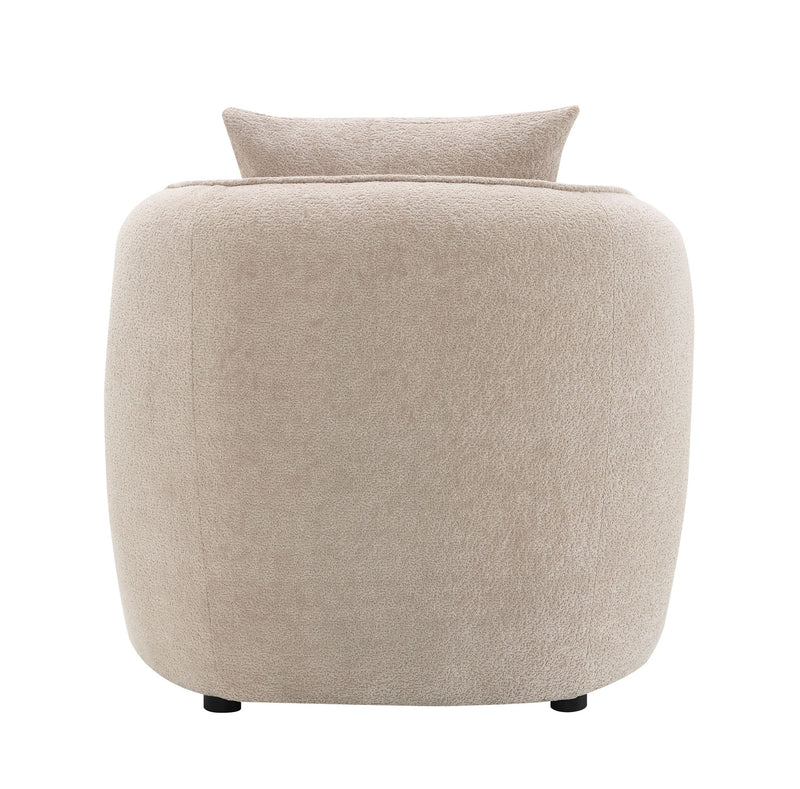 Keith - Chair With 1 Matching Color Toss Pillows