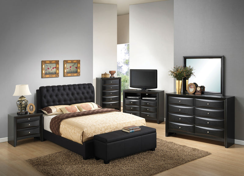 Tufted Upholstered Bed