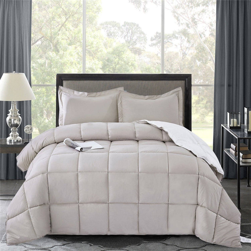 3 Piece All Season Lightweight Down Alternative Comforter Set