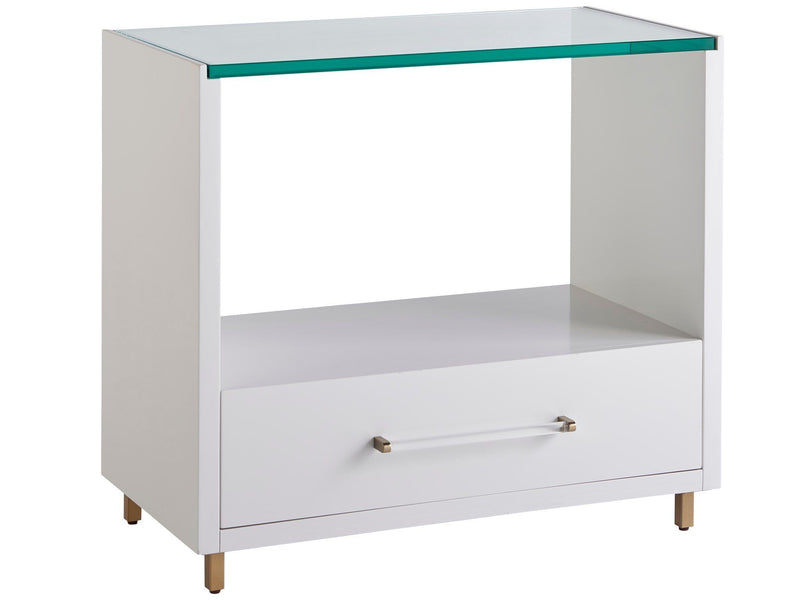 Love. Joy. Bliss.-Miranda Kerr Home - Peony Nightstand - White