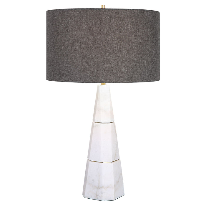 Citadel - Marble Table Lamp - White