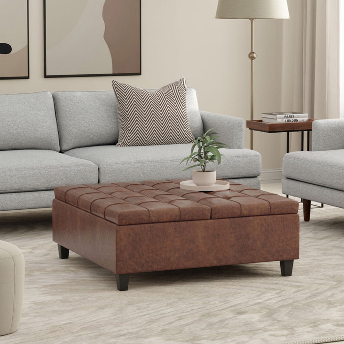 Harrison - Upholstered Coffee Table Storage Ottoman