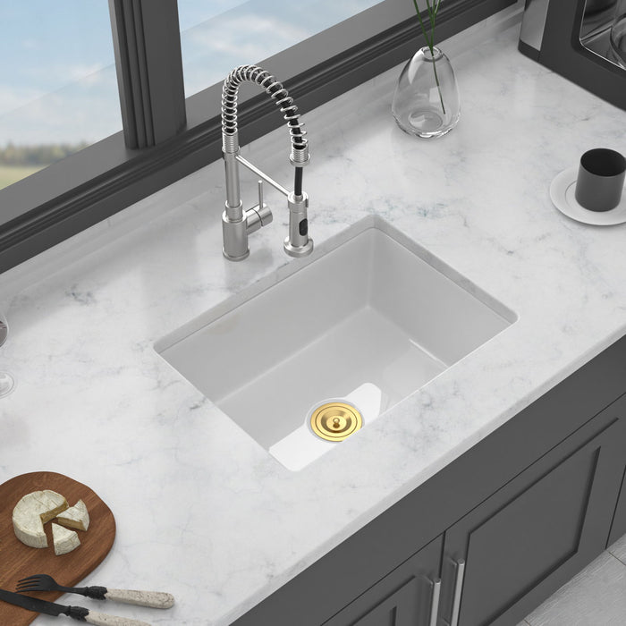 Rectangular Deep Single Bowl Kitchen Sink