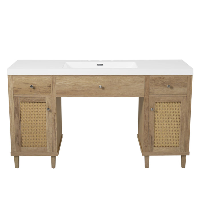 Bathroom Vanity With Sink, Spacious Storage Cabinet