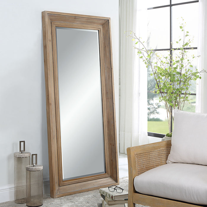 Missoula - Large Natural Wood Mirror