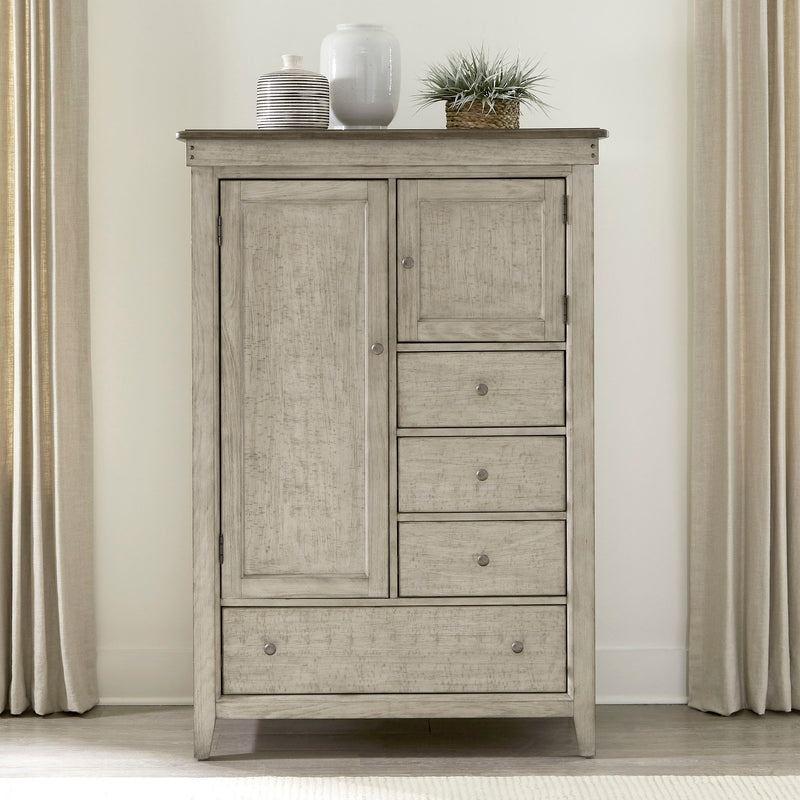 Ivy Hollow - Door Chest - Weathered Linen / Dusty Taupe