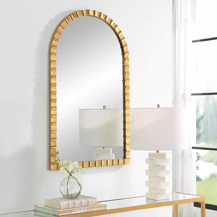 Dandridge - Arch Mirror - Gold