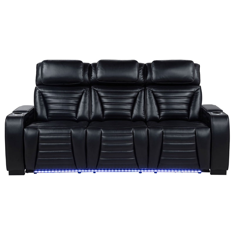 Isadora - Power Reclining Sofa With Dual Independent Recline - Black