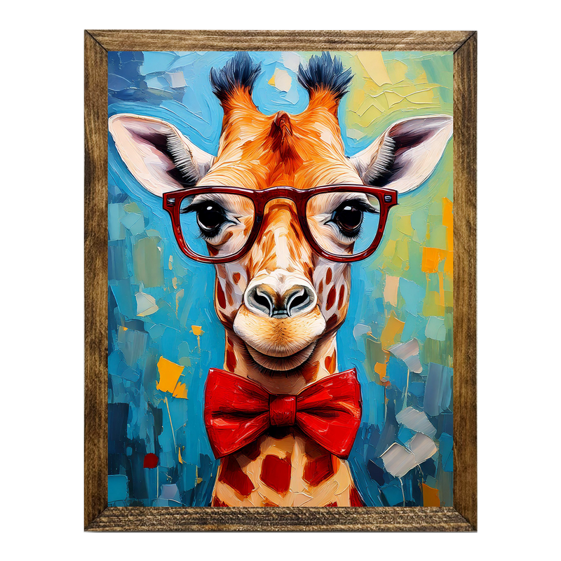 ARTISTIC SERIES TIMBERLAND- ANIMALS WITH GLASSES GIRAFFE