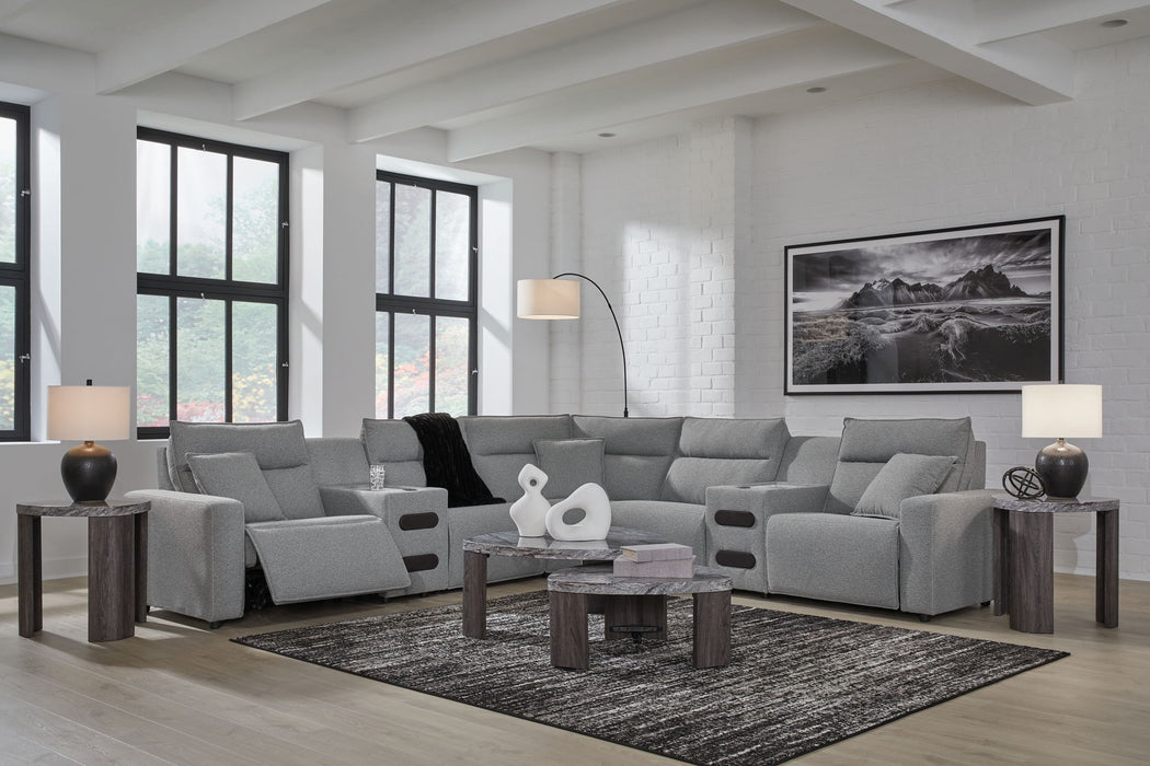 ModMax II - Salt And Pepper - Reclining Sectional