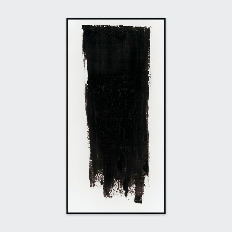 Monolith - 36" x 72" Painting Art by Buddy Whitlock - Black