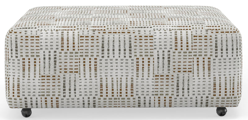 Kellen - Castered Cocktail Ottoman - Morocco
