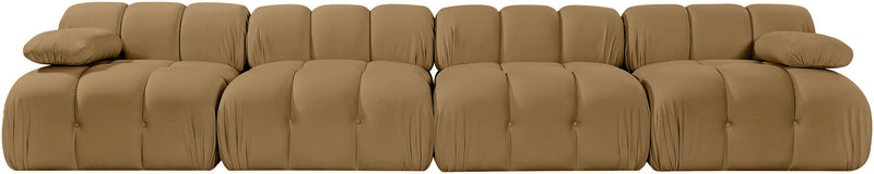 Orin - Velvet 4 Piece Modular Sofa