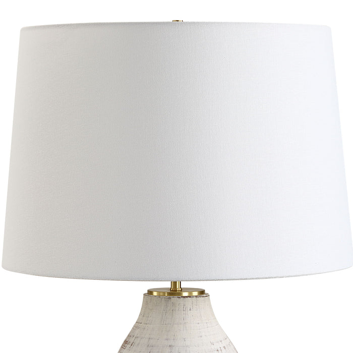 Magdaline - Rustic Table Lamp - White