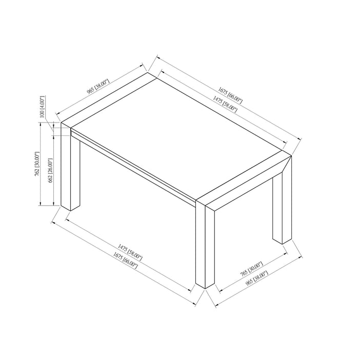 Vanilla - Real Marble Dining Table - Beige / Light Natural