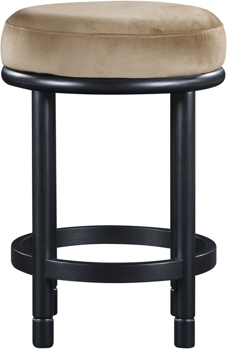 Monette - Counter Stool With Black Base