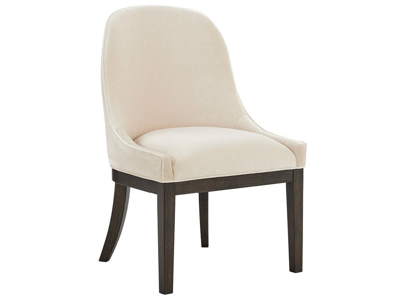 Fenwick - Upholstered Arm Chair - Beige / Dark Brown
